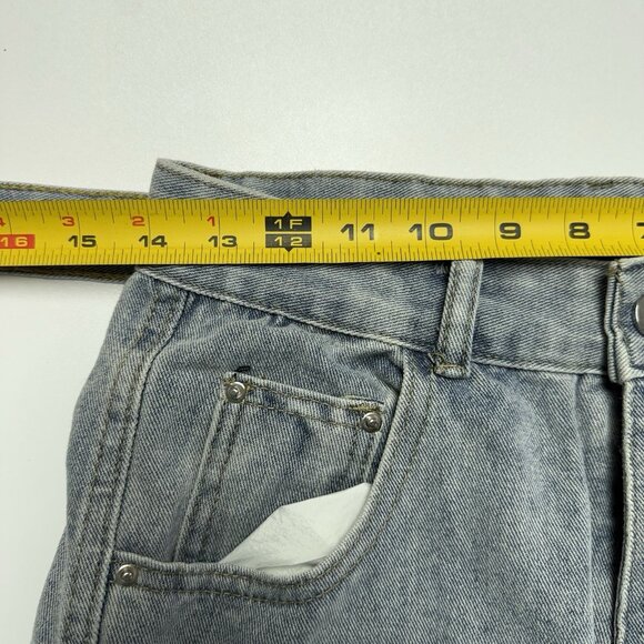 MICAS Baggy Jeans Womens Medium (28x29) Y2K Style Skate Wide Leg Grunge - Picture 8 of 12